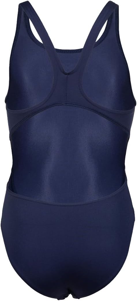 ARENA Girl's Team Solid Tech Swimsuit - Navy/White - Size 30