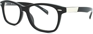 Sightline H 107 Progressive Power Multifocus Reading Glasses Ultra Premium Quality Acetate Frame for Men and Woman AR Coated Lenses Black 3.00