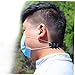 minkissy 6Pcs Black Ear Protective Mask Hook Mask Hanger for Comfortable Wear Ear Saver Accessory for Adults Pack
