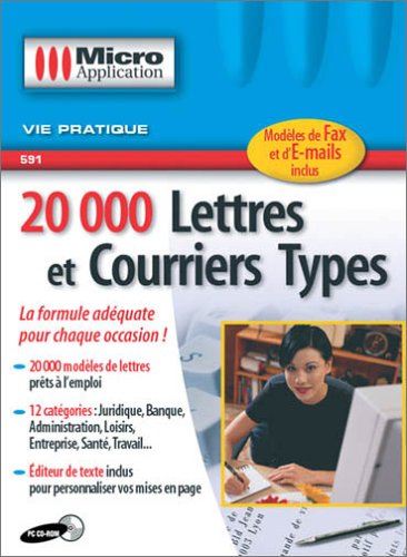 20 000 lettres courri. types Col.mic.app