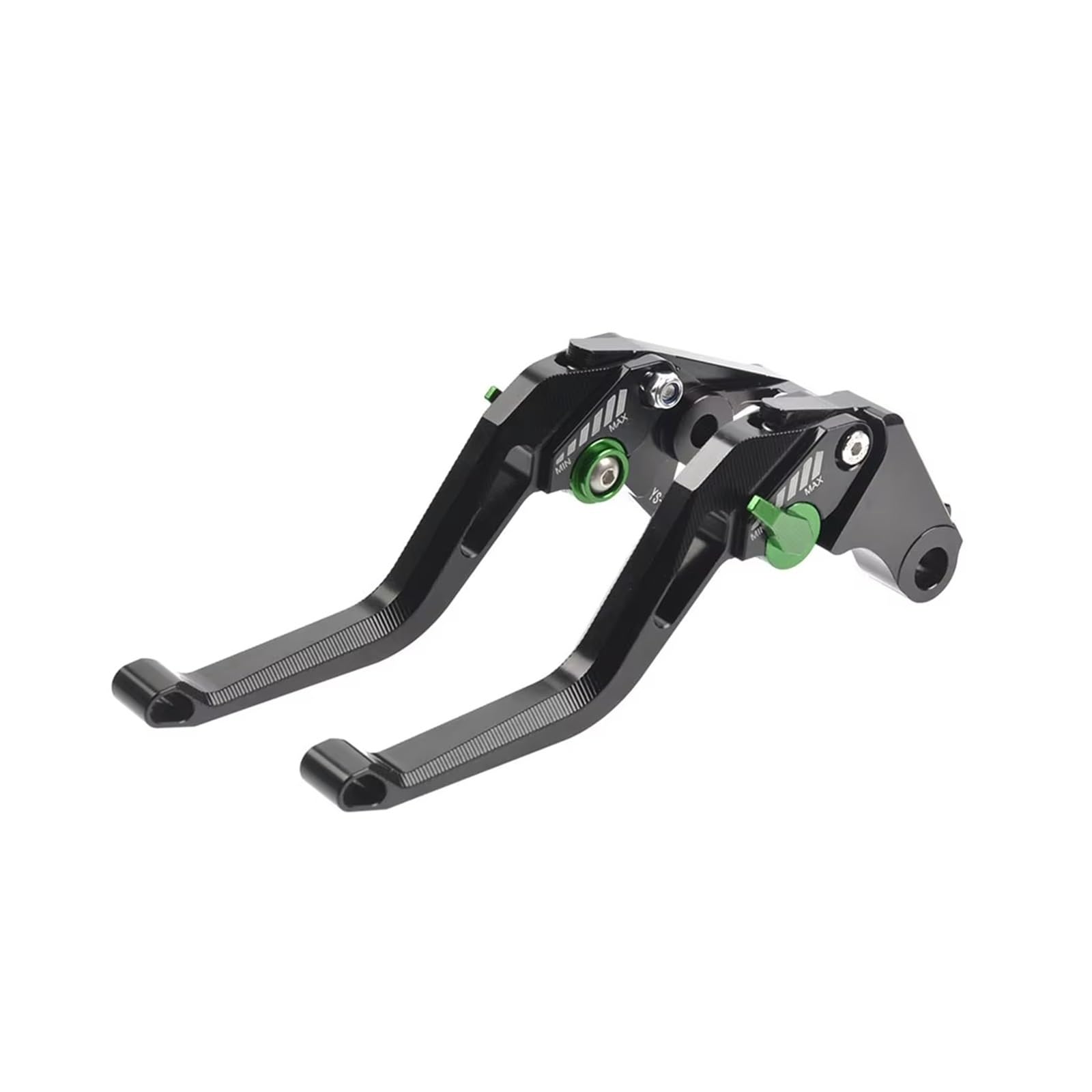 VBVGMZAS Handlebar Clutch Motorcycle Aluminum CNC Adjustable Brake Clutch Lever for Z900 for Z650 for Ninja 650R Brake Handle Lever(Black Green)