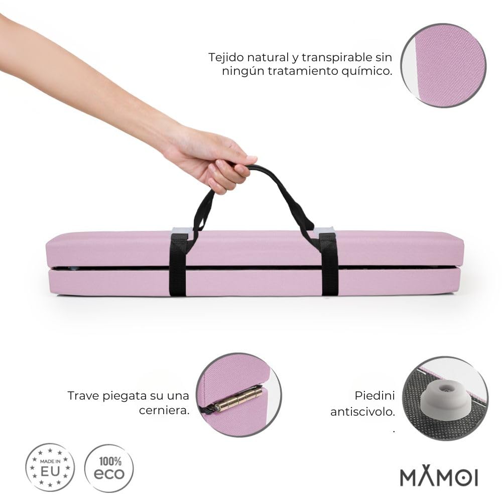 MAMOI® Barra de Equilibrio Gimnasia (200 cm) | Barras Gimnasia artistica en casa | Barras de Gimnasia Antideslizante | Barra Fija Gimnasia artistica