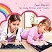 TECJOE 10 Inch 2 Pack LCD Writing Tablet, Colorful Doodle Board Drawing Tablet for Kids, No Mess Toddler Travel Learning Toys, Christmas Birthday Gifts for 3 4 5 6 7 8 Year Old Boys Girls Preschooler