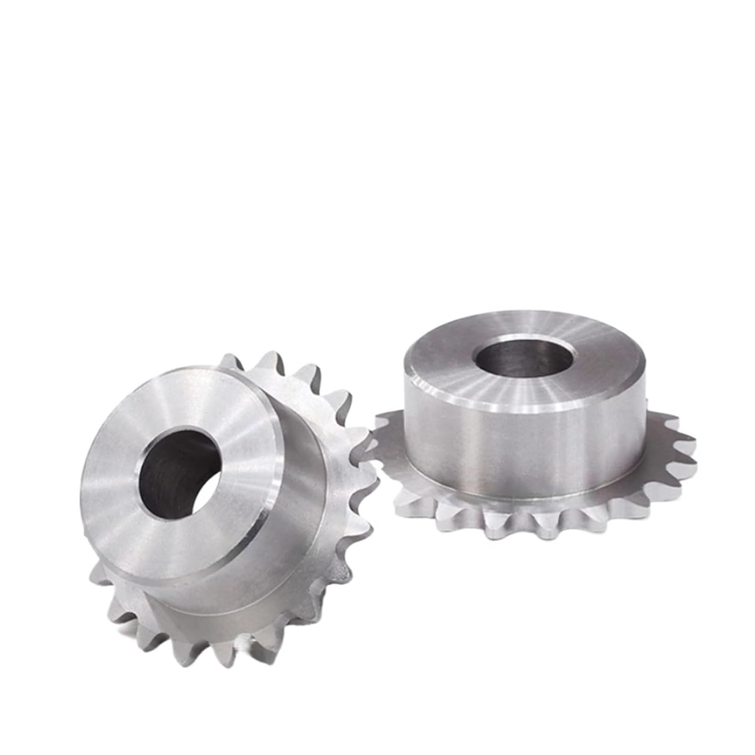 Bevel Gear Pinion Hardware Mechanical 15-30T 04C Stainless Steel Bore 6/8mm 25H Industrial Sprocket Wheel Chain Gear(27 Teeth (Bore 8mm))