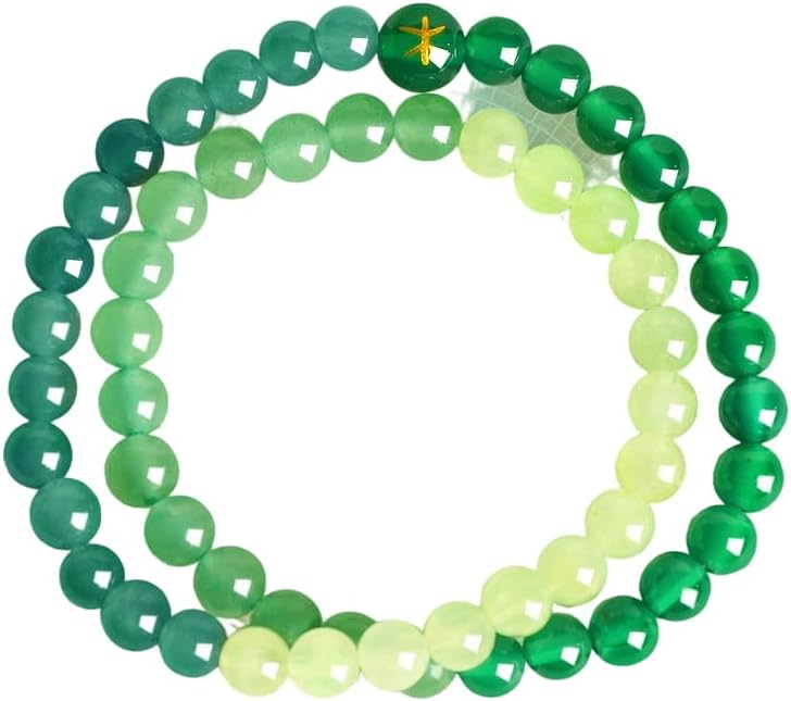 Women's Double-Circle Five Elements (Gold/Wood/Water/Fire/Earth) Feng Shui Bracelet - Crystal Wealth Bracelet | Balances Energy, Brings Good Luck, Abundance & Positive Vibes for Daily Wear