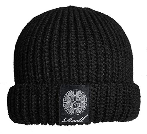 Reell Herren Mütze Knit Beanie (Black), Größe:U