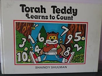 Hardcover Torah Teddy Learns to Count Book
