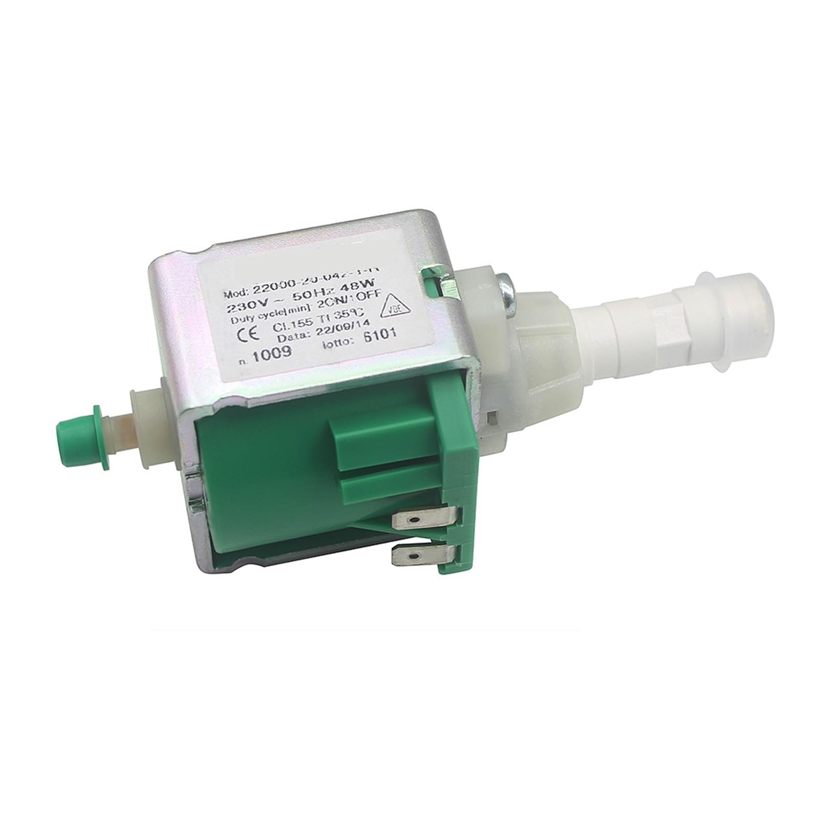 Elektromagnetyczna pompa wibracyjna do wody samozasysająca 22000 AC 230 V, 48 W, 20 bar, kompatybilna z OLAB, seria Strong Power