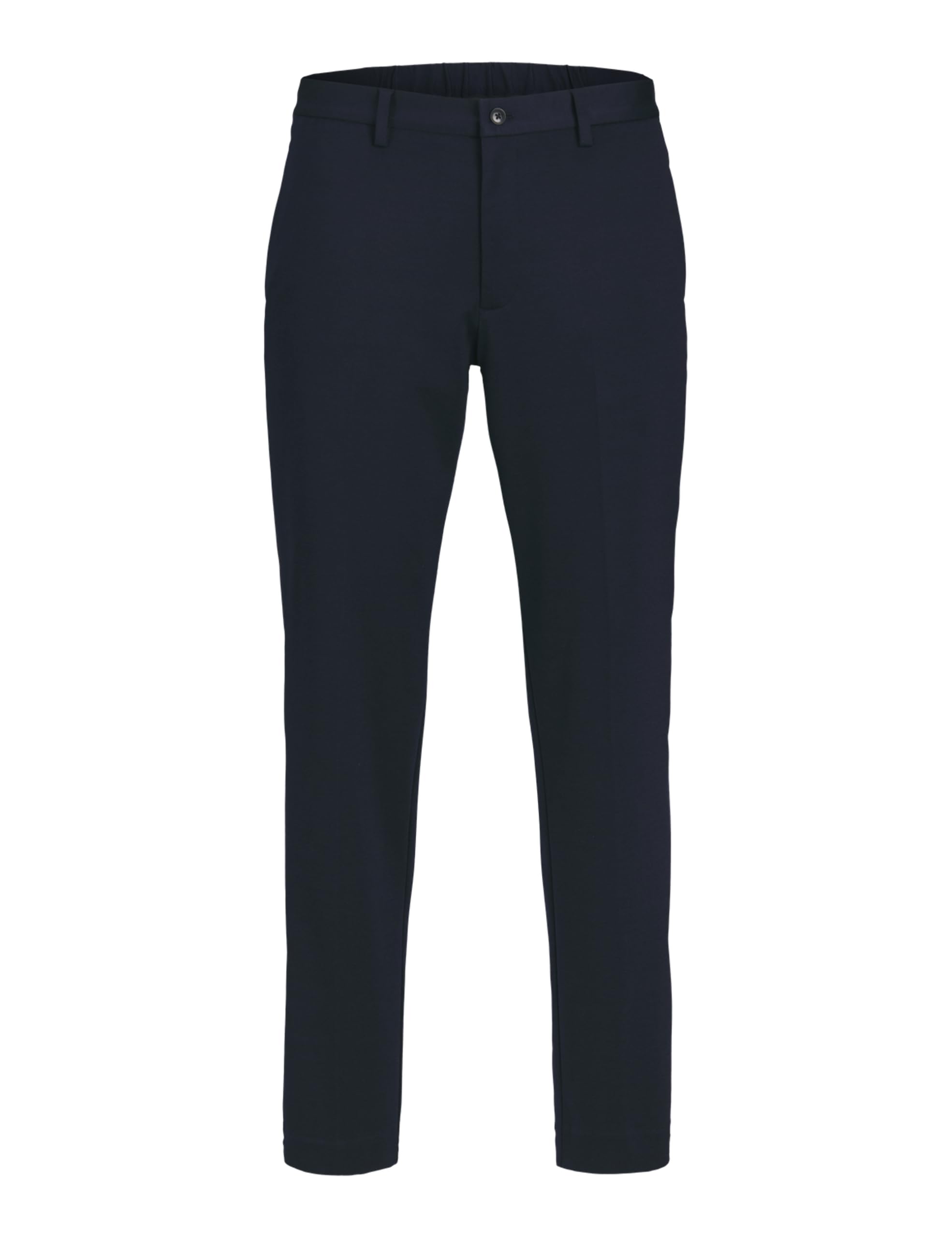 Jack & Jones Men's Dark Navy/Fit:slim Fit Jack&Jones Jjejaxon Jersey Trouser Suit Pants,