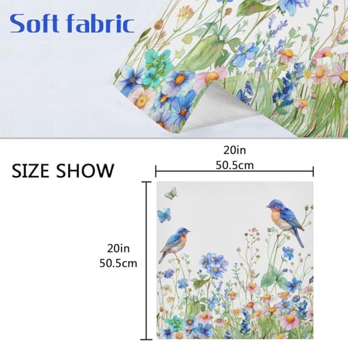 Servilletas de Tela Multicolor de 20 x 20 pulgadas Pack de 6 miniatura 6