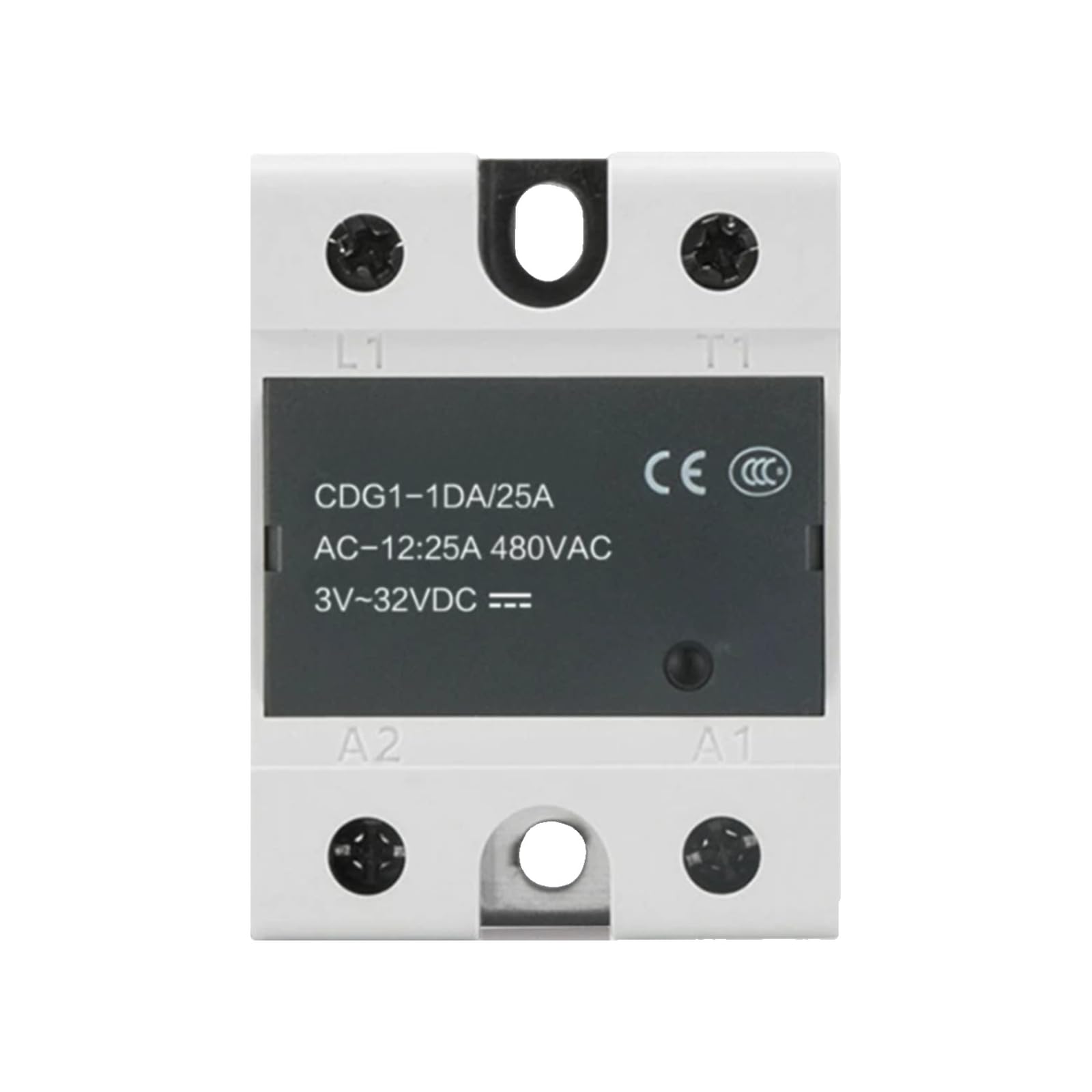 Relé de estado sólido CDG1-DA/AA/DD monofásico 24V DC controlado AC 40A(DA 75A DC AC)