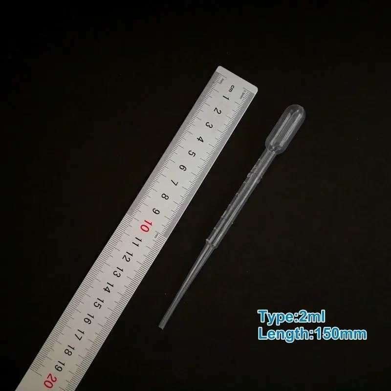 Pipetten-Set aus (20 bis 200 Stück) for Schulexperimente – 0,2 ml bis 10 ml, for Laborzwecke(1ml 100pcs)