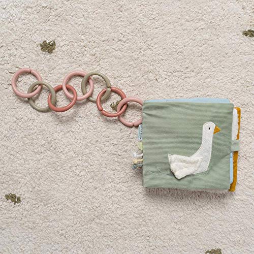 Little Dutch Spielzeugringe Set (12 Spielringe) Kinderwagenkette Kinderwagenanhänger Befestigungsringe - rosa