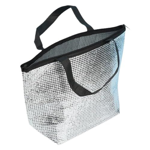 Bolsa Térmica Plegable Para Almuerzo, 35,5 X 24,5 X 14 Cm, Con Aislamiento De Aluminio Y Forro Térmico De Aluminio, Ideal Para Compras, Entregas A Domicilio, Trabajo, Playa, Compras, Hogar, Picnic Y E