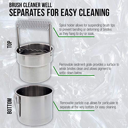 U.S. Art Supply BW-350 Us Art Supply Deluxe Brush Cleaner-Brush Washer thumb #2