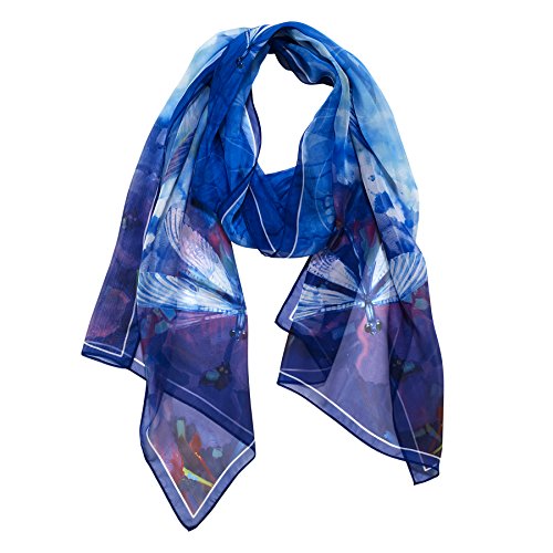 Stained Glass Dragonfly Scarf2