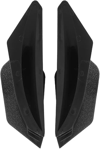 Miniatura 6 de Aletas de motocicleta universales para motocicleta, alas aerodinámicas para alerón, accesorio de modificación universal (negro)