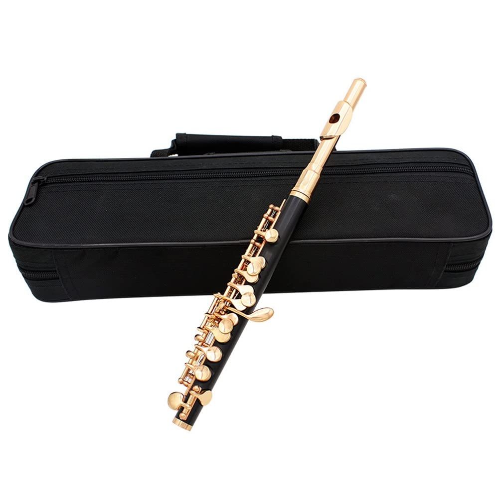Ottavino di mezza misura, cupronickel placcato in argento C Key Tone 16 fori Piccolo con cacciavite for astuccio