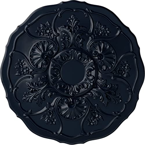 Image of Ekena Millwork CM22CNMDF Cornelia Ceiling Medallion, 22-1 /2 x 1-1 /2, Midnight Dream