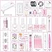 SAVILAND Acrylic Nail Kit for Beginners with Everything - Acrylic Powder and Liquid Set Gel Nail Polish Nail Brush Practice Finger U V Light, Full Acrylic Nail Kit for Home DIY Nail Salon