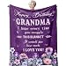 Jepufo Grandma Birthday Gifts, Birthday Gifts for Grandma, Best Grandmother Gift, Present for Grandmas Unique, Grandmother Presents for Nana Throw Blanket 50"X60"