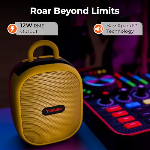 TRIGGR Roar 12 Portable Bluetooth Speaker, 12W, Blue Midnight Sun - Image 5
