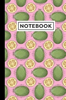 Notebook: Feijoa Journal | Feijoa Themed Gift For Feijoa Lovers | Feijoa Notebook | Ideal For Jotting Down Ideas, Writing Notes, Journaling | 6x9 | 120 Blank Lined Pages With Feijoa Themed Borders