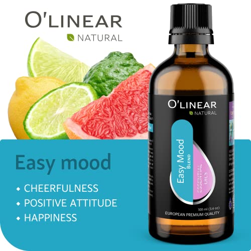 Good Mood Uplifting Essential Oil Blend - Pure Tension Relief & Mood Support with Bergamot, Lemon, Lime, Grapefruit - Large 3.4 Fl Oz Calming Essential Oil Scent for Diffuser for Home Aromatherapy - Image 3