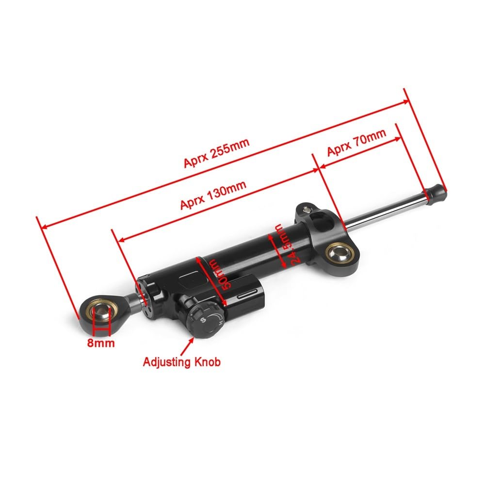 ZINSAN Dla CBR600RR Dla CBR600 RR 2005 2006 Motocykl Amortyzator Wspornik Montażowy Amortyzator Układu Kierowniczego Stabilność Wstrząsów Stabilizator Kierownicy Stabilizator tłumienia układu motocykl