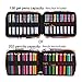 Pencil Case Holder Slot - Holds 202 Colored Pencils or 136 Gel Pens with Zipper Closure - Large Capacity Polyester Pen Organizer for Watercolor Pens or Markers - Perfect for Artist Purple Cat