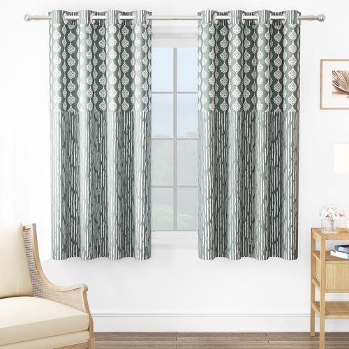 MollisHomes Window Curtain 5 Feet Pack of 1