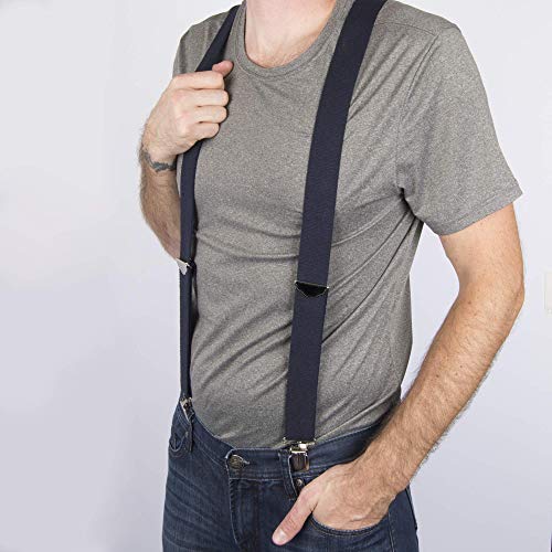 Image of Dickies Men's 1-1 /4 inch Solid Straight Clip Suspender - Adjustable Fit, Heavy-Duty Clips
