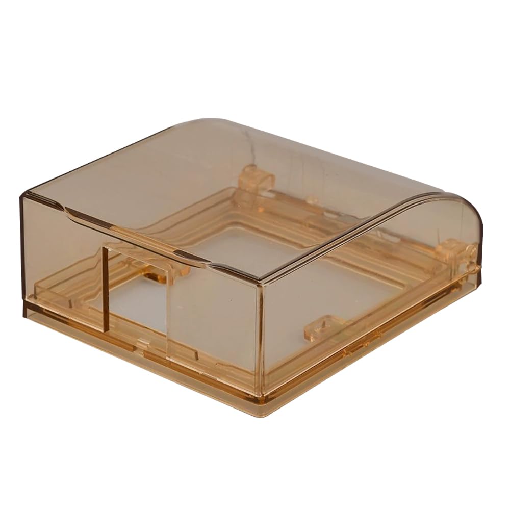 PC Flip Flip Weatherproof Outlet Cover Outdoor Electrical Outlet Plug Cover Adhesive Type Receptacle Protector (Single Position with Heightened