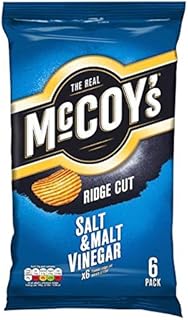 McCoy's Ridge Cut Salt & Vinegar 27g x - 6 per pack