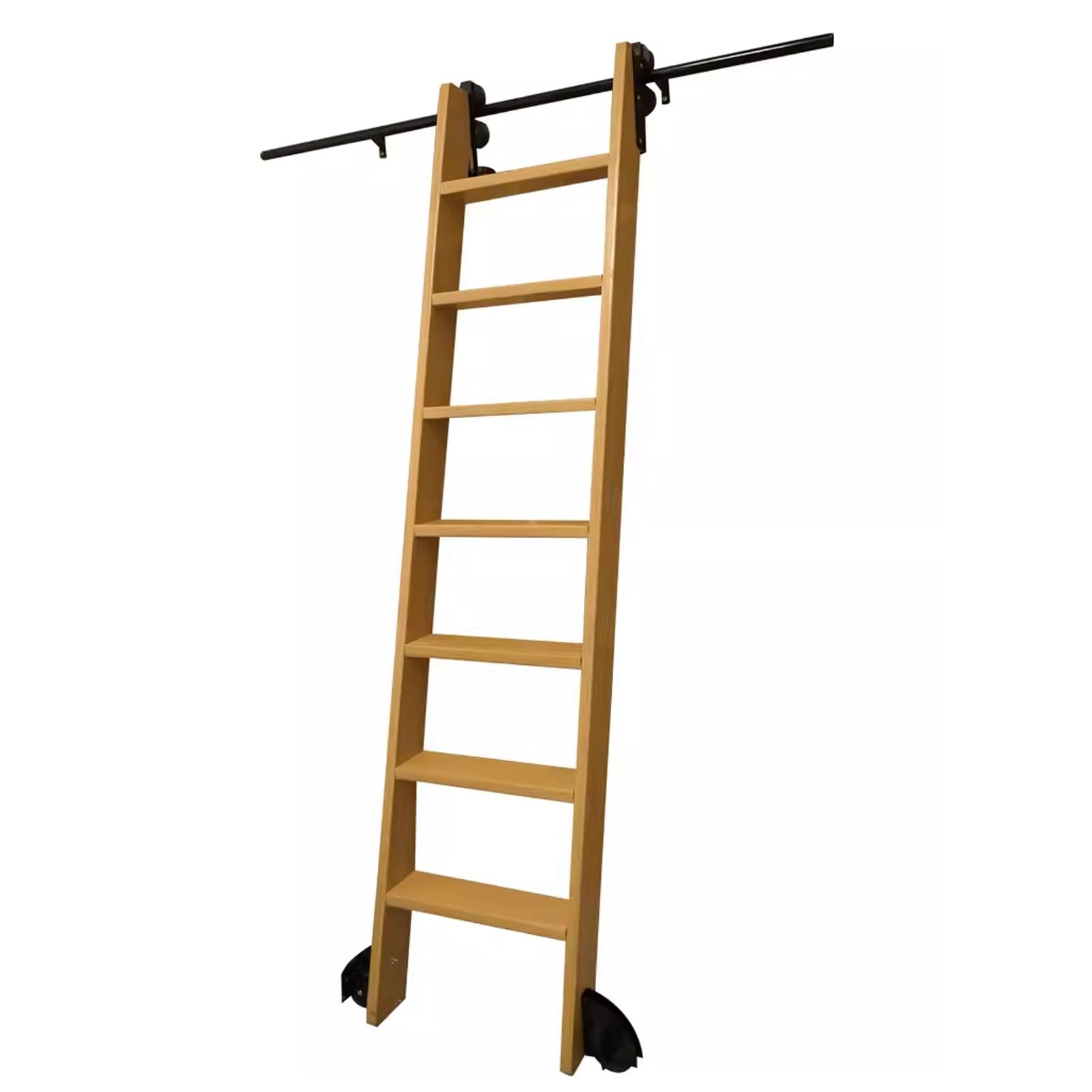 Kit quincaillerie pour toboggan de bibliothèque en rail rond acier carbone