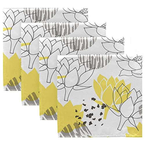 Senya B01C19013 Cloth Napkins Dinner Napkin- Reusable Table Napkins 20X20In Set Of 1/4/6 thumb #6