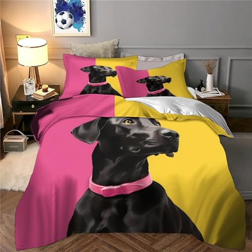 Parure de Lit Chat Noir 3D Finition Super Douce 200x200 - 6