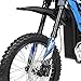 HAPPYRUN G300 Pro Electric Dirt Bike for Adults, 72V 30Ah Battery, 6500W Motor, 50 MPH Speed, 70 Mile Range, 350 Lbs Load Capacity, Hydraulic Brakes (Blue)