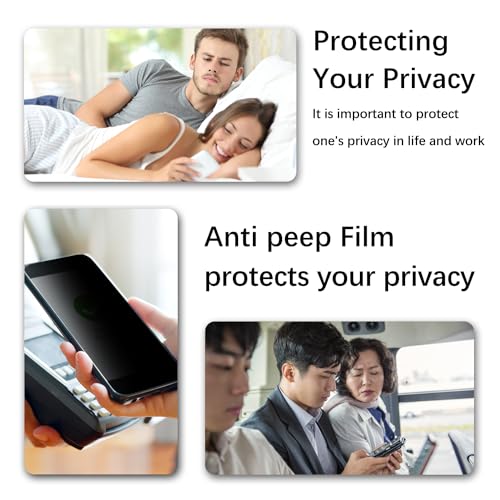 Image of 2+2 Pack Privacy Screen Protector for iPhone 13 Tempered Glass