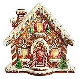 Jollitot Wooden Christmas Puzzles Adults, Christmas Gingerbread House Wooden Puzzles 250 Pieces, Unique Animal Shaped Wood Challenging Jigsaw Puzzles Gifts for Adults, 13.4x13.2in