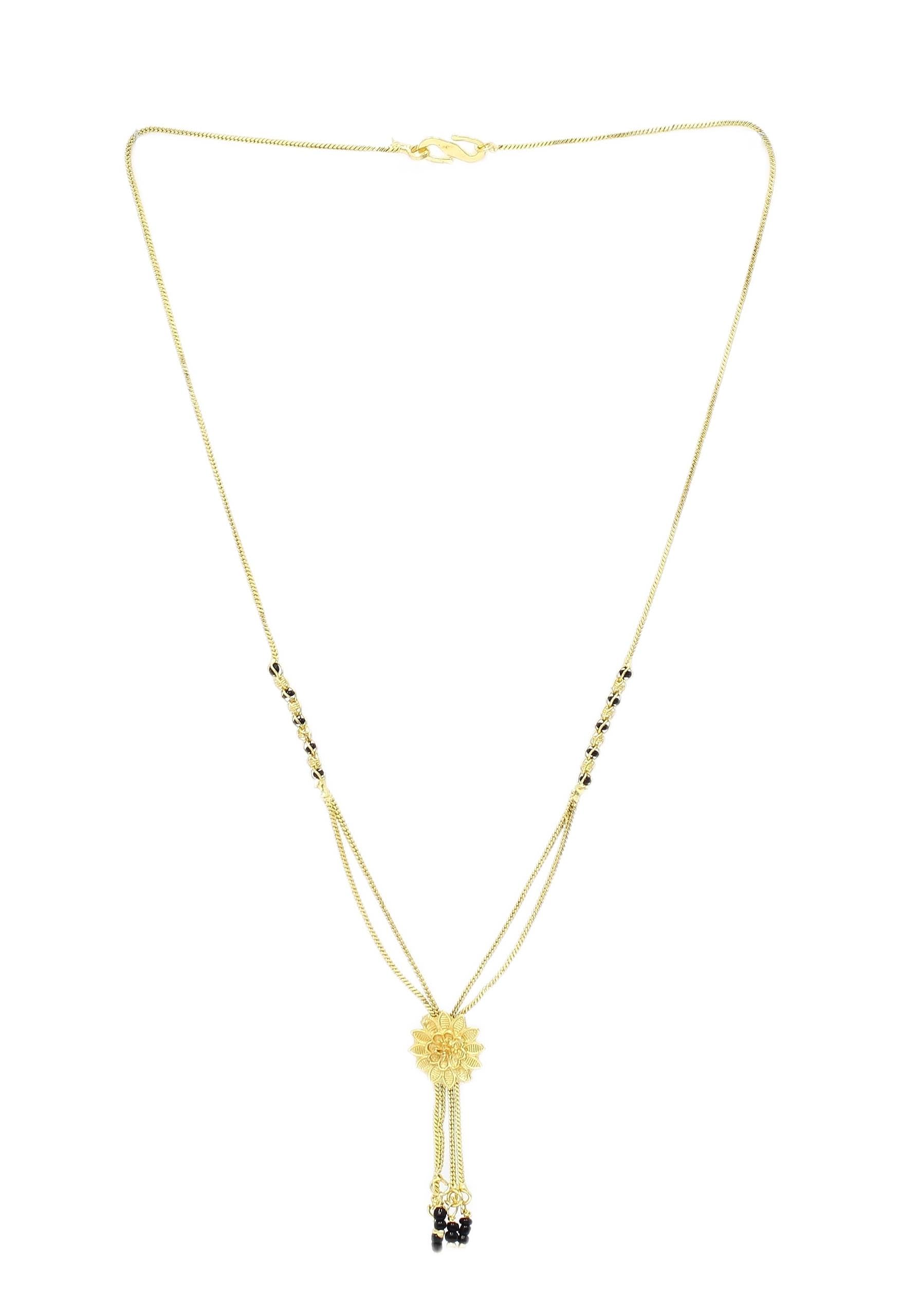 Soni Designs Traditional, Gold Plated, Mangalsutra With Golden Hook Chain for Women (Golden Dokiya No.10) (B0C17P2NB5) Amazon Price History, Amazon Price Tracker