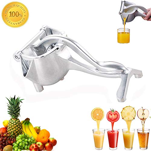 ALOVEWE Premium Stainless Steel Manual Juicer, Healthy Alloy Fruit Hand Squeezer, Easy Use