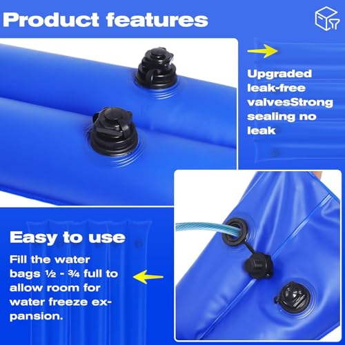 Sac à eau pour couverture de piscine de 3 m robuste