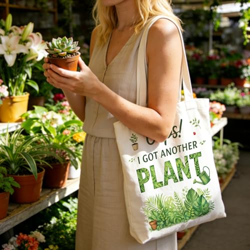 Bolso Tote de jardín para mujeres amantes de plantas miniatura 3