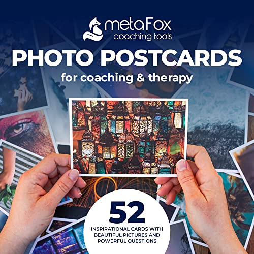metaFox - 52 Inspirational Cards, Positive Affirmations Cards & Motivational Postcards, Picture Cards For Coaching & Therapy, Mindfulness Cards, Coaching Cards With Joyful Motives, Positive Psychology3