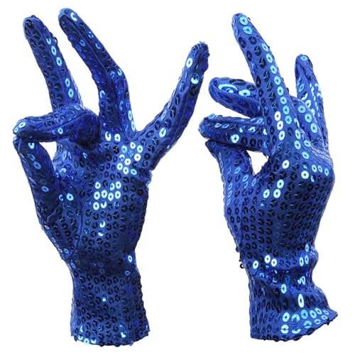 Guantes de lentejuelas para mujer en talla única perfectos para lucir en fiestas de noche