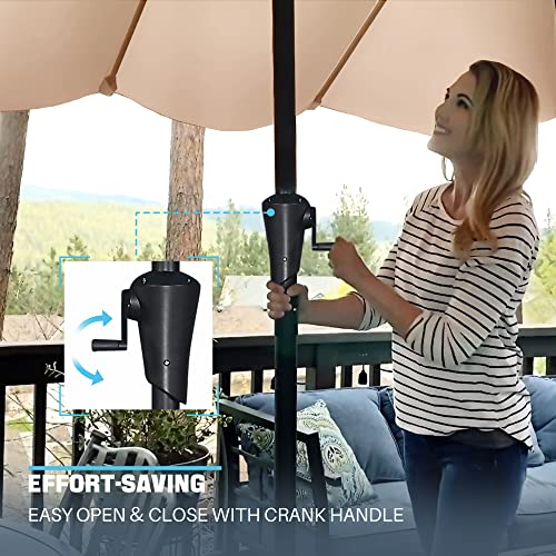 Superjare 13Ft Umbrella Outdoor Patio And Hammock With Stand #TOP5