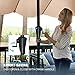 SUPERJARE 13FT Outdoor Umbrella for Patio, Double sided Pool Umbrellas with Fade Resistant Canopy, Large Table Umbrella for Deck, Market, Backyard - Beige