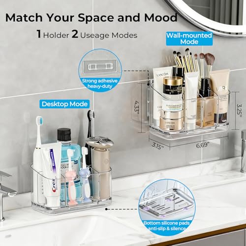 54% Off Niluks Bathroom Toothbrush Holders with Drainage - Image 3