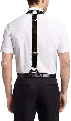 Miniatura 6 de Arnés para hombre ajustable en el pecho y tirantes ajustables para el hombro correas arnés